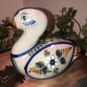 Mexican tonala pottery duck